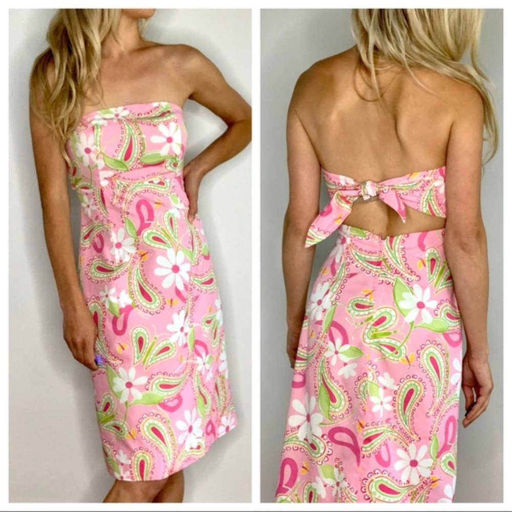 Lilly Pulitzer Sabrina Cheerio dress in paisley